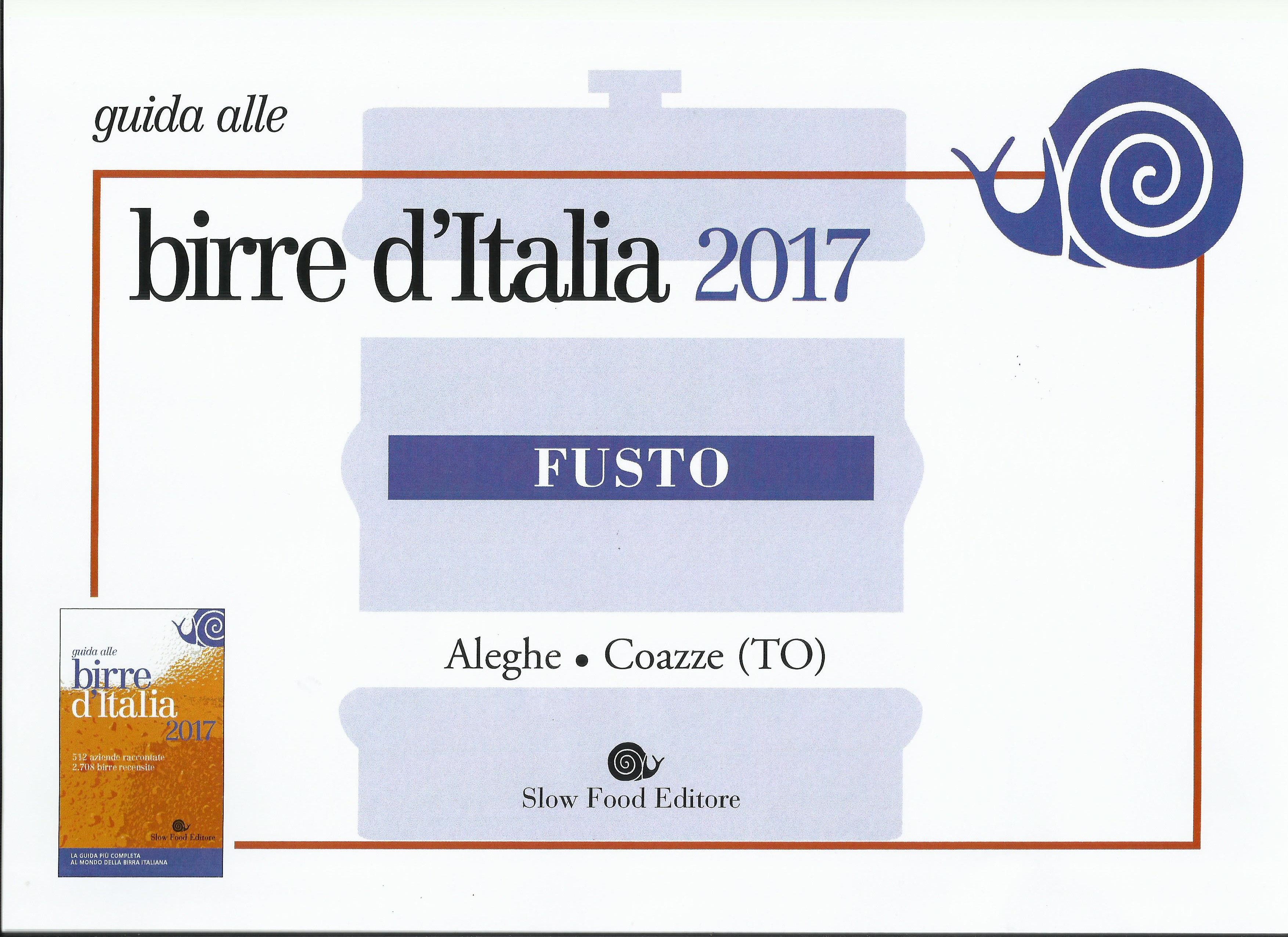 Riconoscimento riservato ai Birrifici che esprimono un'elevata qualità su tutta la produzione